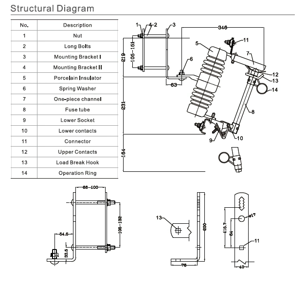 Dropout Fuse Yk2 Series 21kv